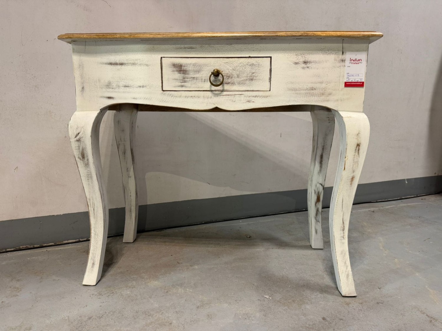 Indyjska drewniana konsola 161B – zdjęcie 1