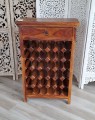 Indyjski drewniany stojak na wino12     70x35x100 cm – zdjęcie 2