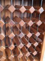 Indyjski drewniany stojak na wino12     70x35x100 cm – zdjęcie 5