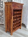 Indyjski drewniany stojak na wino12     70x35x100 cm – zdjęcie 1