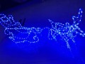 RENIFER LED NIEBIESKI Z SANIAMI ŚWIĄTECZNA OZDOBA – zdjęcie 4