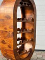 Indyjski drewniany stojak na wino08    60x30x120 cm – zdjęcie 4