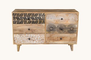 Indyjska drewniana komoda 1445