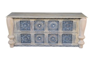 Indyjskie drewniane biurko 71