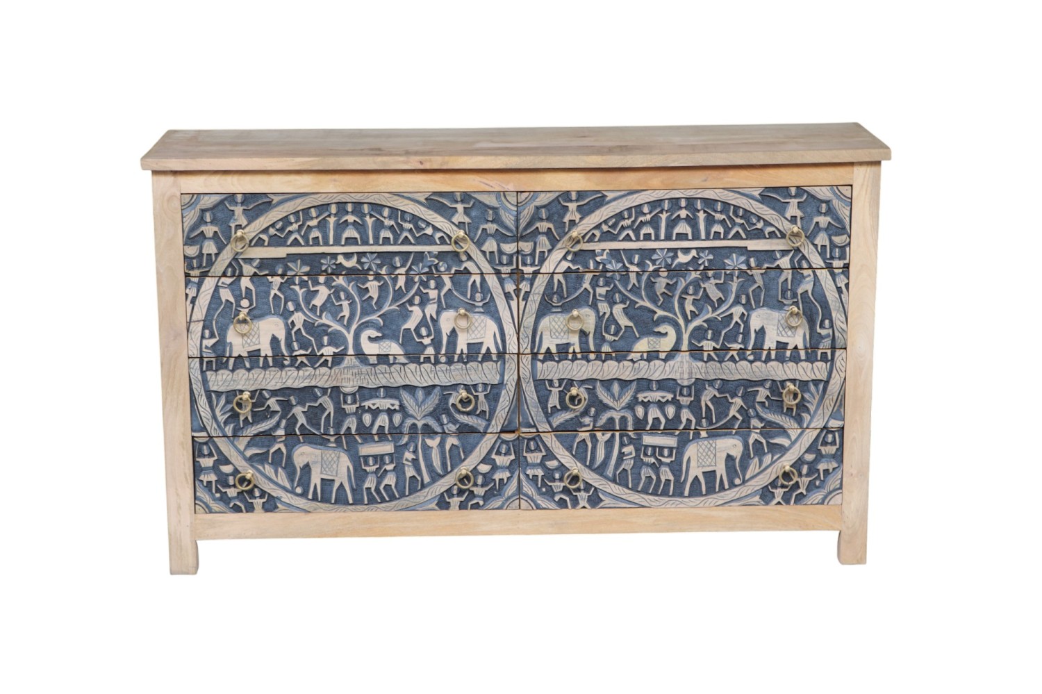 Indyjska drewniana komoda 1447 – zdjęcie 1