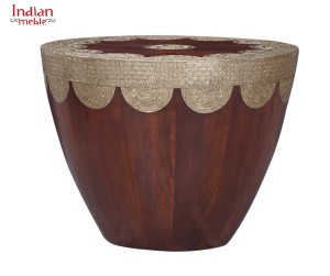 Indyjski drewniany stolik kawowy 303