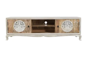 Indyjska drewniana komoda RTV 362