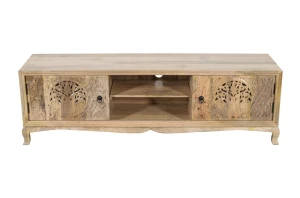 Indyjska drewniana komoda RTV 362NAT