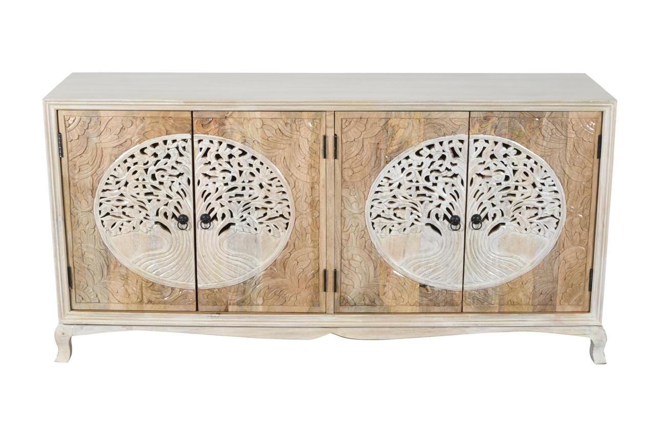 Indyjska drewniana komoda 1426 – zdjęcie 1