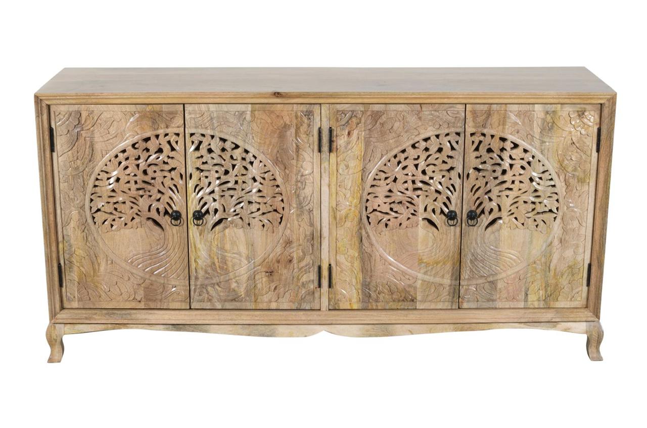 Indyjska drewniana komoda 1426NAT – zdjęcie 1