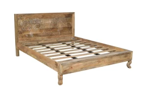 Indyjskie drewniane łóżko 70NAT
