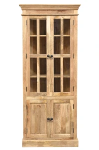 Indyjska drewniana witryna  Narozna  184