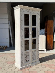 Indyjska drewniana witryna 120