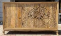 Indyjska drewniana komoda 1425NAT – zdjęcie 3