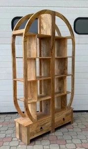 Indyjska drewniana biblioteczka 311