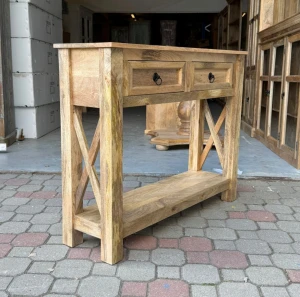 Indyjska drewniana konsola 232