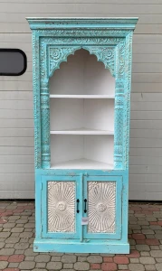 Indyjska drewniana biblioteczka 309