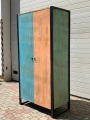 Drewniana szafa loftowa Rainbow  – zdjęcie 2