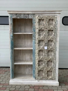 Indyjska drewniana bilbioteczka 307