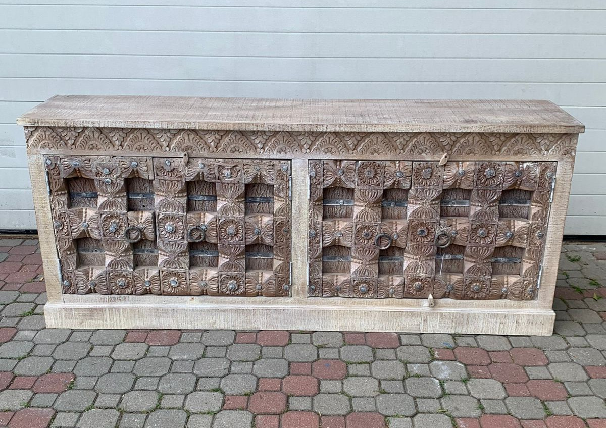 Indyjska drewniana komoda 1409 – zdjęcie 1