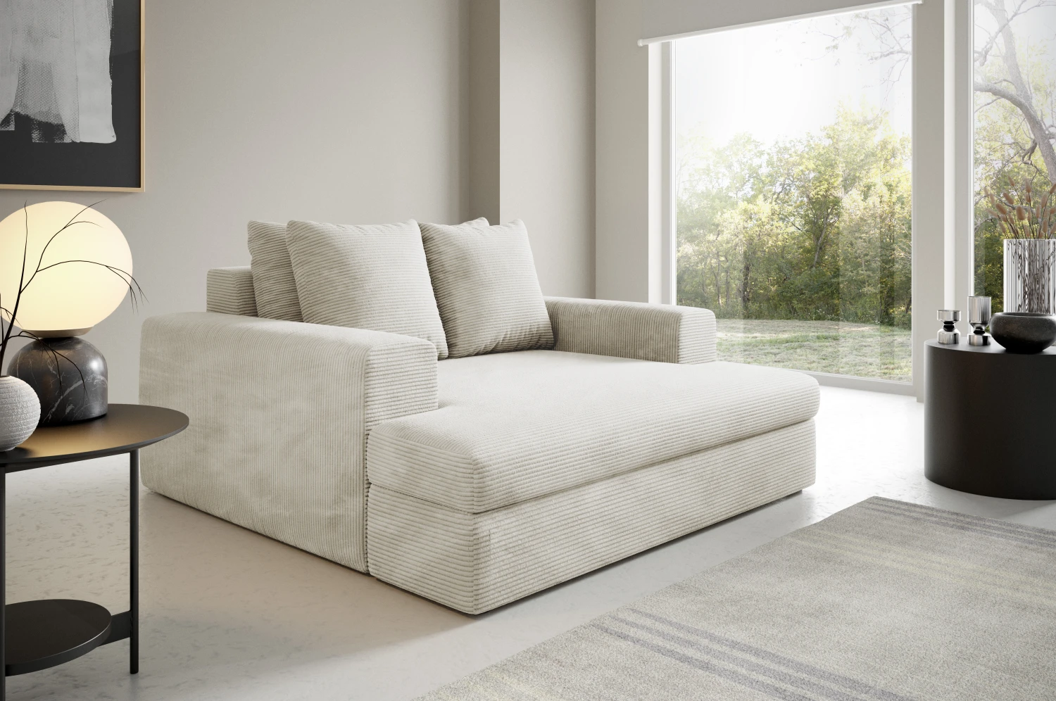Modena Sofa_2 Poso  38 kremowy – zdjęcie 1