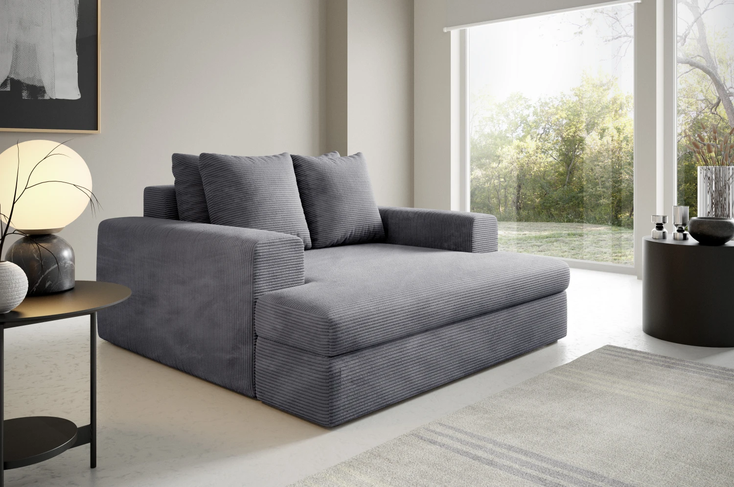 Modena Sofa_2 Poso 55 szary – zdjęcie 1