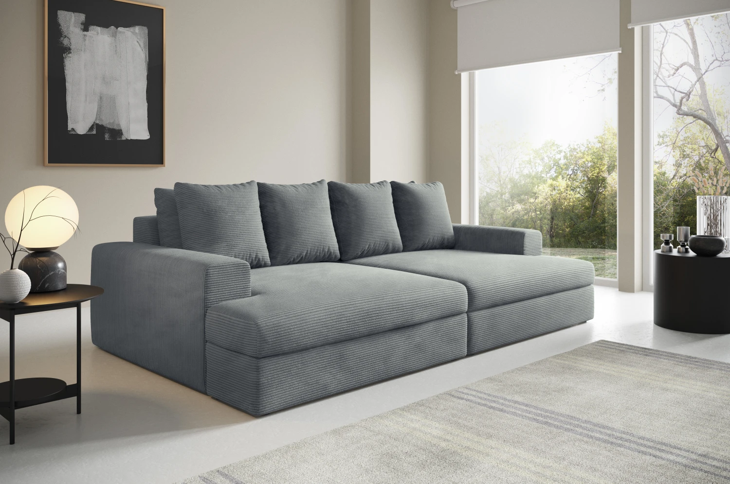 Modena Sofa_4 Poso 55 szary – zdjęcie 1