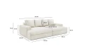 Modena Sofa_4 Poso 135 czarny – zdjęcie 3
