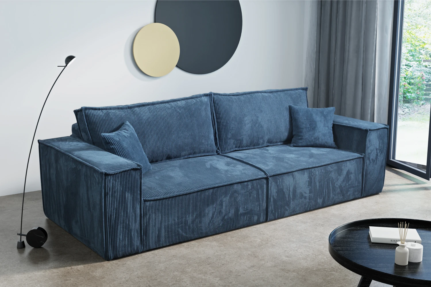 Livorno Sofa Poso 05  niebieski – zdjęcie 1