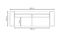 Livorno Sofa Poso 27 różowy – zdjęcie 2