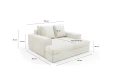 Modena Sofa_2 Poso 135 czarny – zdjęcie 6