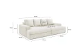 Modena Sofa_4 Poso  38 kremowy – zdjęcie 9
