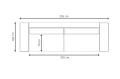 Livorno Sofa Poso 34 antracyt – zdjęcie 6