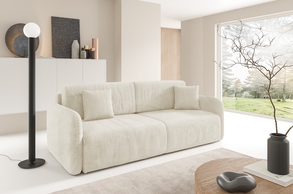 Oriolo Sofa Poso 38 kremowy – zdjęcie 1