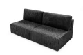 Bergamo Sofa Tilia 100 czarny – zdjęcie 3