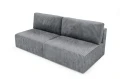 Bergamo Sofa Armless Tilia 90 szary – zdjęcie 2