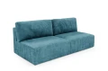 Bergamo Sofa Armless Tilia 75 turkusowy – zdjęcie 2