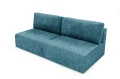 Bergamo Sofa Armless Tilia 75 turkusowy – zdjęcie 4