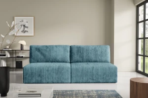 Bergamo Sofa Armless Tilia 75 turkusowy