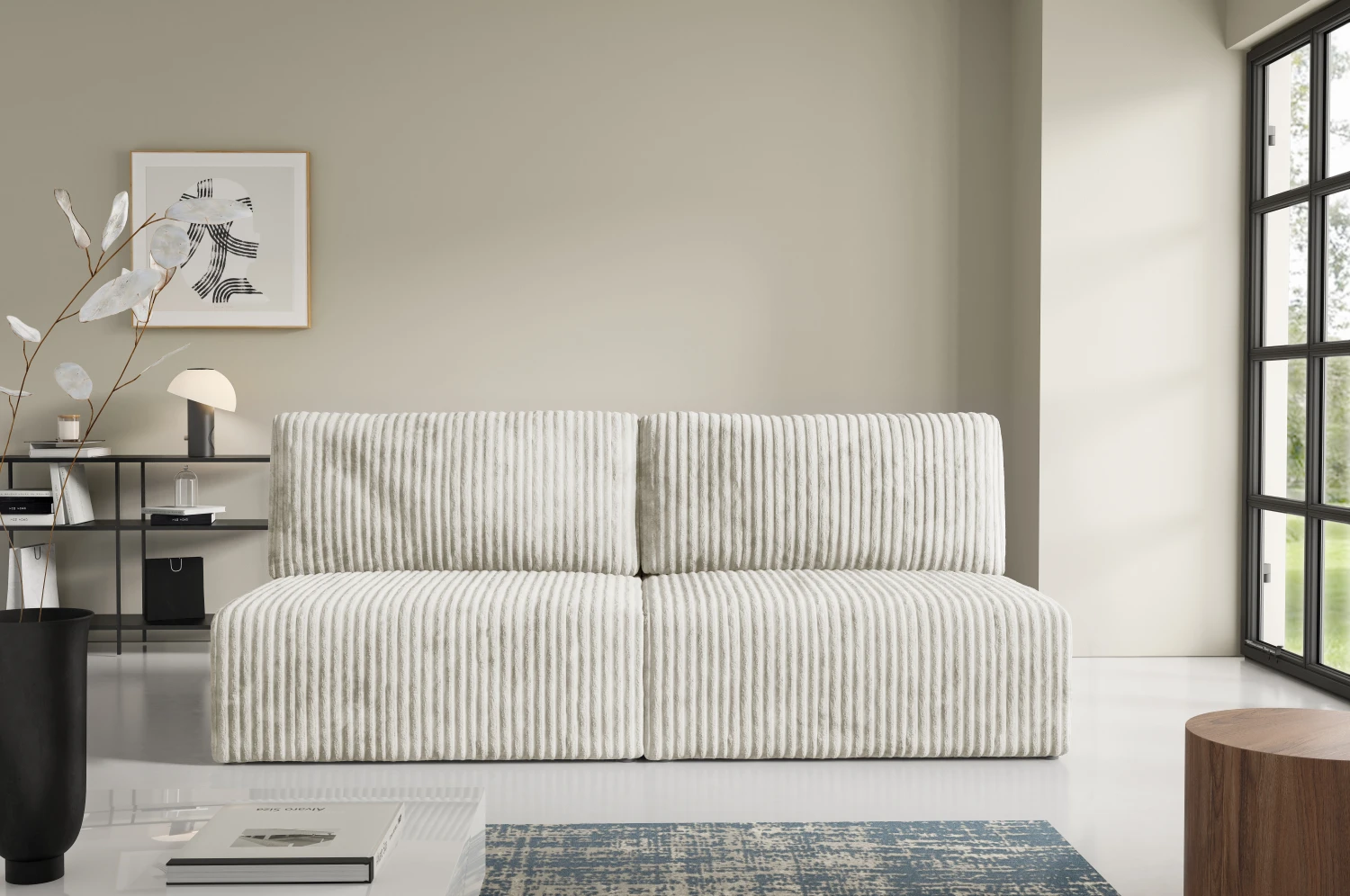 Bergamo Sofa Tilia 01 kremowy – zdjęcie 1