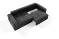 Bergamo Sofa with Arms Tilia 100 czarny – zdjęcie 6
