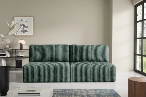Bergamo Sofa Armless Tilia 39 butelkowa zieleń