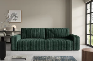 Bergamo Sofa with Arms Tilia 39 butelkowa zieleń
